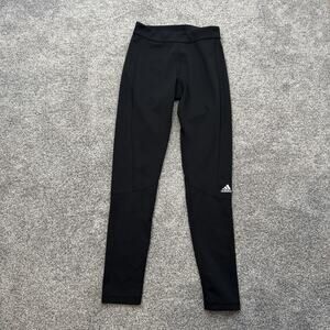 Adidas Techfit Climalite Leggings Womens Small Black Athletic Pants Athleisure